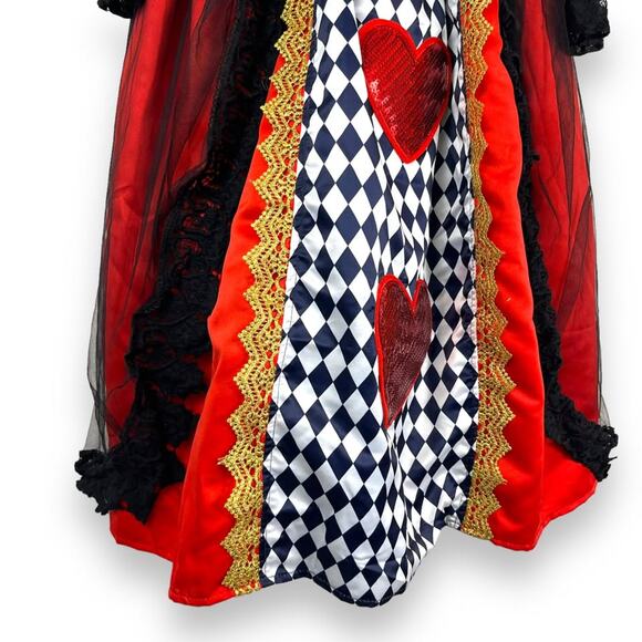 Trish Scully Queen Of Hearts Costume Dress Size 5 - Picture 5 of 7